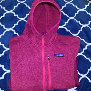 Magenta purple pink Zip up Patagonia Hoodie